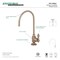 Kingston Brass KS5198BAL Heirloom Sgl-Handle Water Filtration Faucet, Brushed Nickel KS5198BAL - alternate 2
